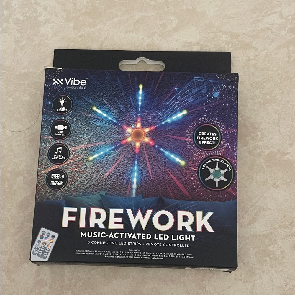Vibe Multicolor Firework LED Light